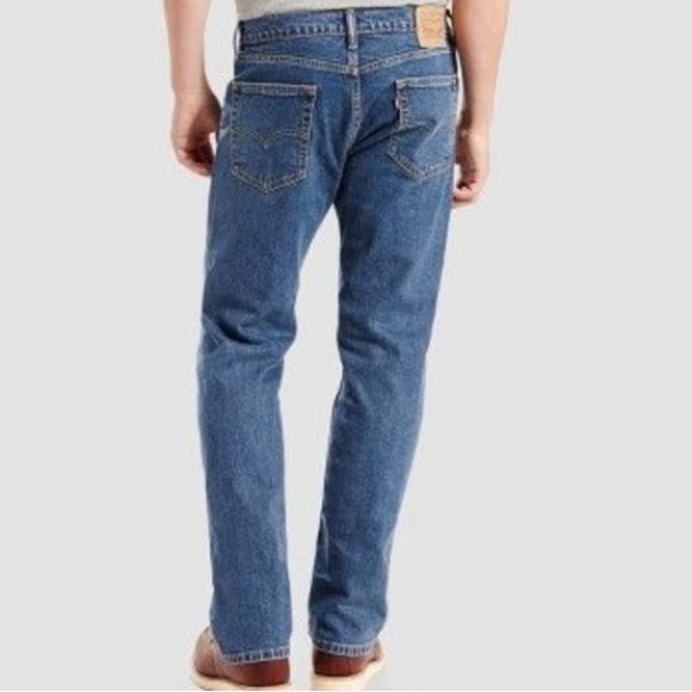 NWT LEVI'S / Mens 505 Regular Straight Jeans Size 34x32 - Picture 2 of 9